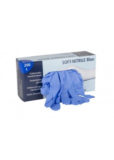 Handschoenen Nitrile Blauw L