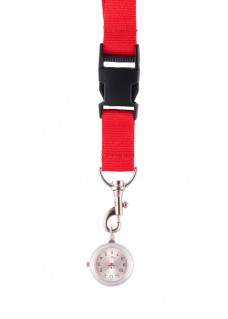 Lanyard/Keycord Horloge Rood