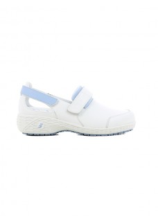 Oxypas Safety Jogger Samantha Wit/Blauw