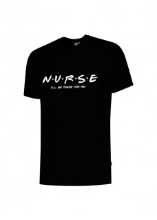 T-Shirt Nurse For You Zwart