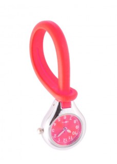 Siliconen Hang Horloge Rood