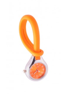 Siliconen Hang Horloge Oranje