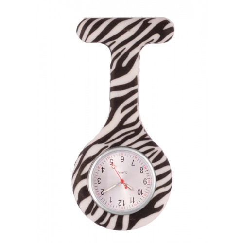 Siliconen Horloge Verpleegkundige Zebra