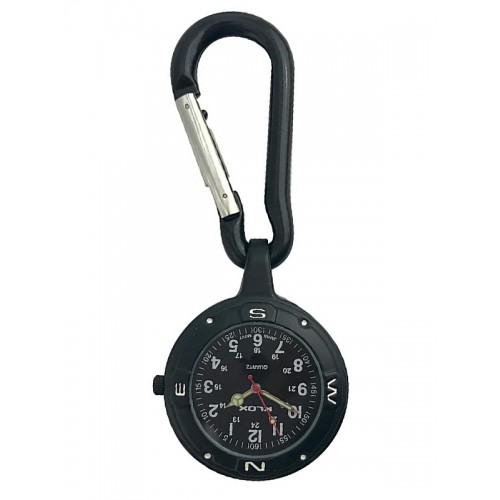 Karabijnhaak Horloge NOC451 Stealth Black