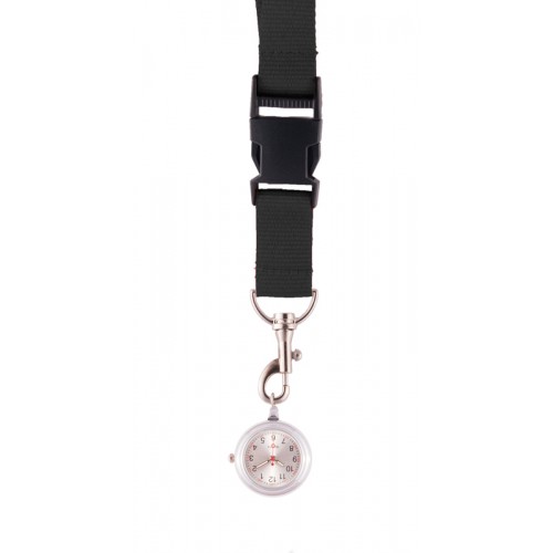 Lanyard/Keycord Horloge Zwart